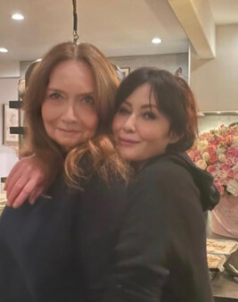 Rosa Elizabeth Doherty with her daughter, Shannen Doherty.